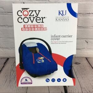 NCAA Kansas Jayhawks Cozy Cover Infant Carrier Cover Football Gameday Tailgating